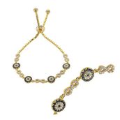 A.C Silvers Nazarlı Sonsuzluk Gümüş Kadın Bileklik