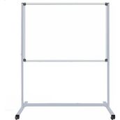 ABC 120X240 Mobil Tekerlekli Tek Taraflı Beyaz Yazı Tahtası