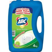 ABC 4 Lt Bulaşık Deterjanı - Ferah Misket Limon Aromalı, Güçlü Yağ Çözücü