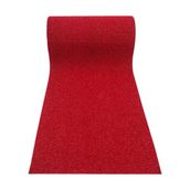 Abk Plastik 100x800 cm Kıvırcık Kırmızı Kaymaz Kaydırmaz Halı