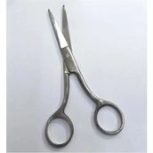 abnturk Krom Nikel Bıyık, Kaş Düzeltme Makası 12 cm Kablosuz Kullanım ve Islak & Kuru Özellikleriyle
