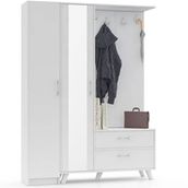 Abre VM-34342 Beyaz Portmanto