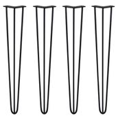 Abronya Firkete Yemek Ofis Çalışma Bahçe Balkon Duvar Dibi 80 cm Metal Masa Ayağı