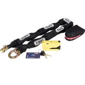 Abus Motosiklet Zincir Kilit ve Alarmlı Disk Kilidi 8007-12KS Seti