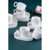 Acar Bianco Perla 6 Kişilik 90 ml Kahve Fincanı Takımı