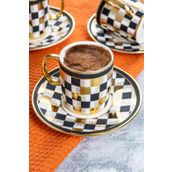 Acar Markei 6 Kişilik 90 ml Kahve Fincanı Takımı
