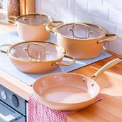 Acar Ultimate Pro 7 Parça Rose Gold Tencere Seti
