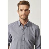 AC&Co Altınyıldız classics Düğmeli Yaka Tailored Slim Fit Oxford Gömlek