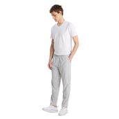 AC&Co/Altınyıldız Classics Erkek GRI MELANJ-BEYAZ Pamuklu Rahat V Yaka Beli Lastikli Cepli Pijama Takımı, GRI MELANJ-BEYAZ, S