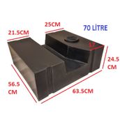 Ace Camp Karavan Su Deposu 70 L Siyah