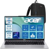Acer Aspire Lite Al16-71P Intel Core Ultra 5 125H 4.5Ghz 32Gb Ddr5 2Tb Ssd Freedos Arc Graphics 16" 120Hz Ips Fullhd+ (1920X1200) Taşınabilir Bilgisayar Nxdcley001f14 + Zetta Çanta