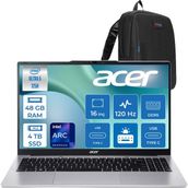 Acer Aspire Lite AL16-71P Intel Core Ultra 5 125H 4.5ghz 48GB Ddr5 4tb SSD Freedos Arc Graphics 16" 120Hz IPS Fullhd+ (1920X1200) Taşınabilir Bilgisayar NXDCLEY001F25 + Zetta Çanta - 4 TB - 48 GB