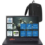 Acer Nitro Lite Intel Core I5 13420H 32Gb Ddr5 2Tb Ssd 6Gb/Rtx3050/45W 16" Wuxga Ips 165Hz Windows 11 Pro Taşınabilir Bilgisayar Nhdaaey001h11 + Zettaçanta