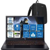 Acer Nitro V15 ANV15 13.Nesil Core i7 13620H 64GB 1TB Ssd 8GB/RTX5060 75W GDDR7 165Hz IPS Full Hd Freedos Gaming Bilgisayar NHQZAEY001H23+ZettaÇanta