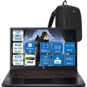 Acer Nitro V15 ANV15 13.Nesil Core i7 13620H 64GB 256GB Ssd 8GB/RTX5060 75W GDDR7 165Hz IPS Full Hd Freedos Gaming Bilgisayar NHQZAEY001P21+ZettaÇanta