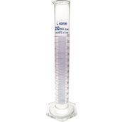Achem Uzun Form Mavi Skala 250 ml Cam Mezür