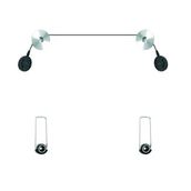 Achill DFGJKNS3 Sled 2000 A New 32'' - 55'' Çelik Telli İpli Tv Askı Aparatı