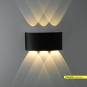 ACK 6 W Çift Yönlü Led Duvar Aplik İç ve Dış Mekan Dekoratif Aydınlatma Bahçe Aydınlatması