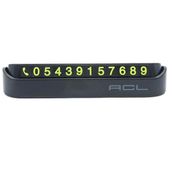 ACL APRK-01 Geçici Park Telefon Numarası Plaketi