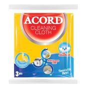 Acord 3'lü Sarı Temizlik Bezi