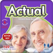 Actual 30'lu 4 Adet Large Yetişkin Hasta Bezi