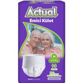 Actual M Yetişkin 30 Adet Emici Külot Hasta Bezi