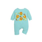 Ada Bebek 22310 Aslan Kardeşliği Tarz Baskılı Çok Renkli Erkek Bebek Tulum