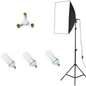 Ada Greenbox 3 Duylu Softbox +2m Işık Ayağı + 3X30 Wat LED Lamba (8100 Lümen)