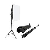 Ada Greenbox Softbox Sabit Işık Seti 50X70 cm (Lambasız)+2m Işık Ayağı