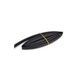 Adam 1 mt 6.4 mm Siyah Isı İle Daralan Makaron Kablo