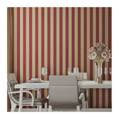 Adawall 3704-9 Alfa Çubuk Çizgi Desenli Duvar Kağıdı