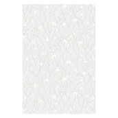 Adawall 7800-1 Beyaz Çiçek Desenli Seven 106x10 Duvar Kağıdı