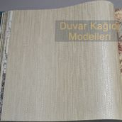 Adawall 9910-1 Tropicano Krem Kendinden Desenli Duvar Kağıdı