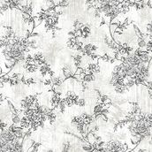 Adawall 9914-1 Tropicano Beyaz Çiçek Desenli Duvar Kağıdı