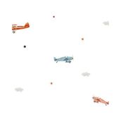 Adawall KDS8907-1 Ada Kids Uçak Desenli Duvar Kağıdı