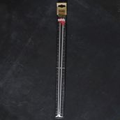 Addı Kalpli 4mm 40CM Klasik Alüminyum Örgü Şişi -