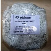 Adelinspor 2,5 mm Kord İp 3,5x2,20x0,8 m Futbol Kale Filesi