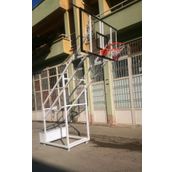 Adelinspor Gold 10 mm Akrilik Cam Seyyar 4 Direk Basketbol Potası
