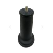 Adem Koç 15 cm Texture Siyah - M8 İnce Diş Dekoratif Mobilya Baza Ayağı
