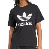 Adidas Adicolor Trefoil Boxy Siyah Kadın T-shirt