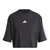 Adidas Essentials 3-Stripes Cotton Loose Siyah Kadın T-shirt