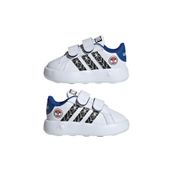 Adidas ID8017 Grand Court Spider-Man CF I Beyaz Bebek Günlük Ayakkabı