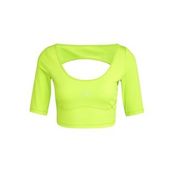Adidas IX8072 Asmc Crop Yeşil Kadın T-shirt