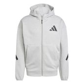 Adidas JF2450 Z.N.E. Full-Zip Gri Günlük Stil Erkek Sweatshirt