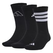 Adidas JI6315 Siyah Logo 3'lü Unisex Günlük Stil Çorap