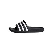 adidas Unisex Çocuk Adilette Aqua K Sandalet, Cblack/Ftwwht/Cblack, 36