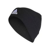 adidas Unisex Yetişkin Logo Beanie Cuf Bere, Black/White, M/L