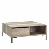 Adore Mobilya 90x42x90 cm Açık Ceviz Tori Kare Orta Sehpa