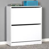 Adore Mobilya Flat Duo İki Katlı Geniş Ayakkabılık Dolabı