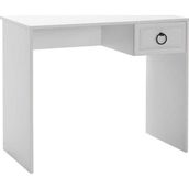 Adore Mobilya Hampton Mat Beyaz 90x75x51 cm Çekmeceli Çalışma Masası